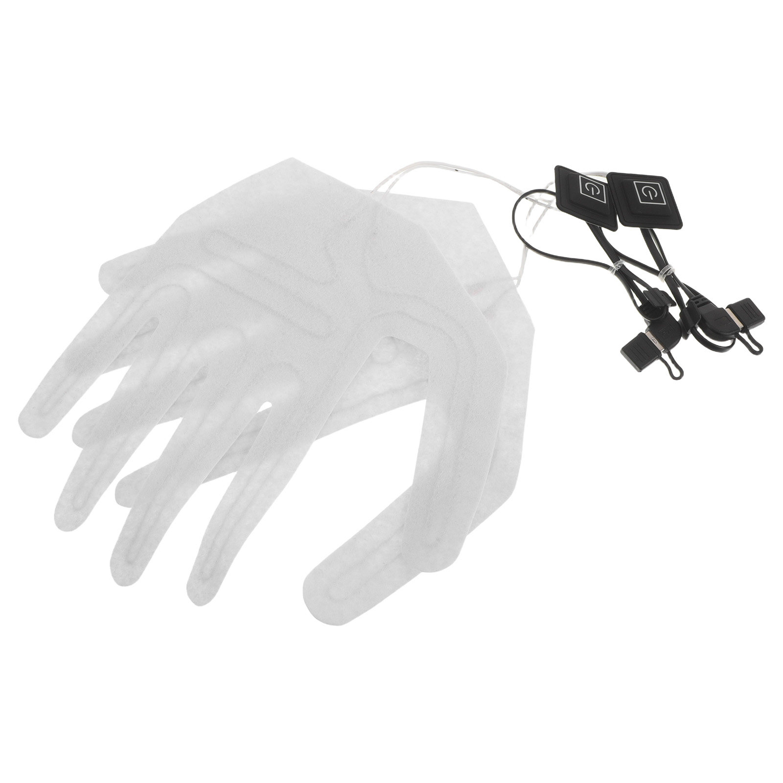 Cycling Glove Padded - قطعتان من وسادات التدفئة الكهربائية للقفازات،