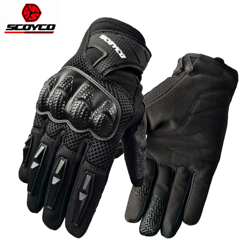 Cycling Glove Padded - Scoyco قفازات ركوب الدراجات النارية شاشة