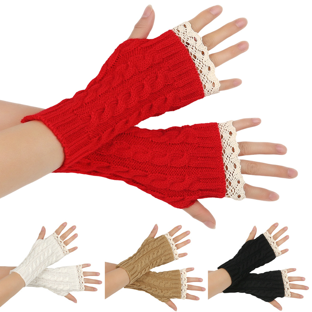 قفازات نسائية لطيفة من الدانتي - مراجعة Fingerless Glove Knit وسعره