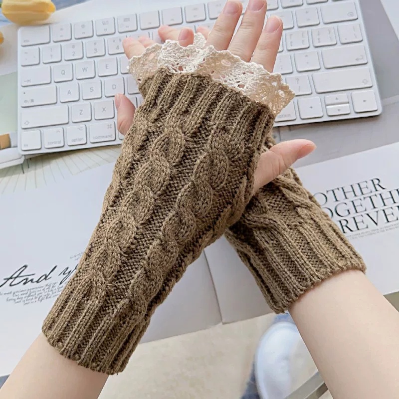 قفازات نسائية لطيفة من الدانتي - مراجعة Fingerless Glove Knit وسعره