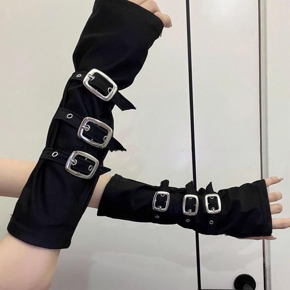 دفايات ذراع قوطية بدون أصابع ل - مراجعة Fingerless Glove Knit وسعره