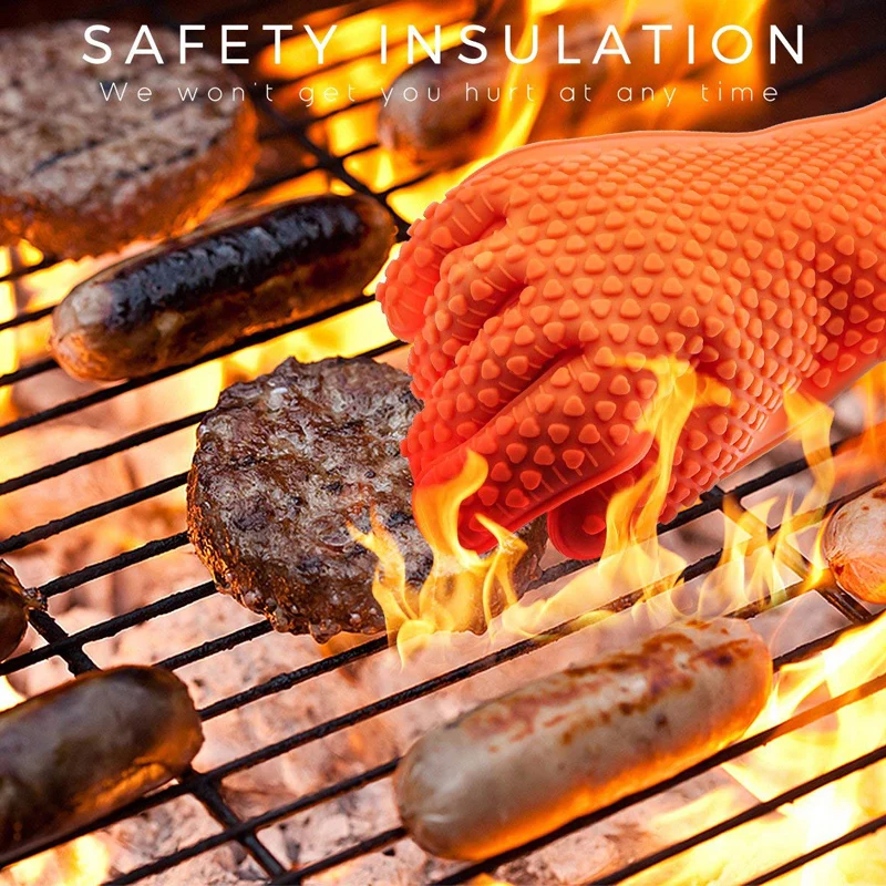 قفازات سيليكون للشواء والخبز،  - مراجعة Oven Mitt Silicone وسعره