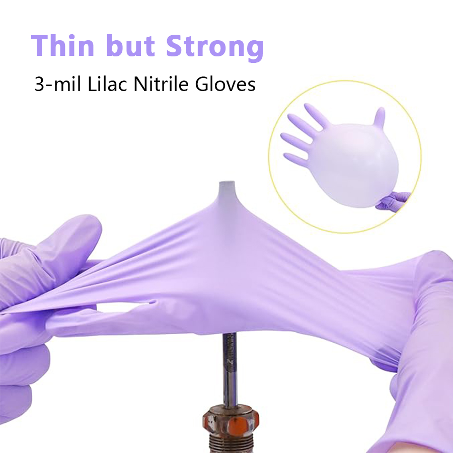 قفازات تنظيف النتريل القابل لل - مراجعة Exam Glove Nitrile وسعره