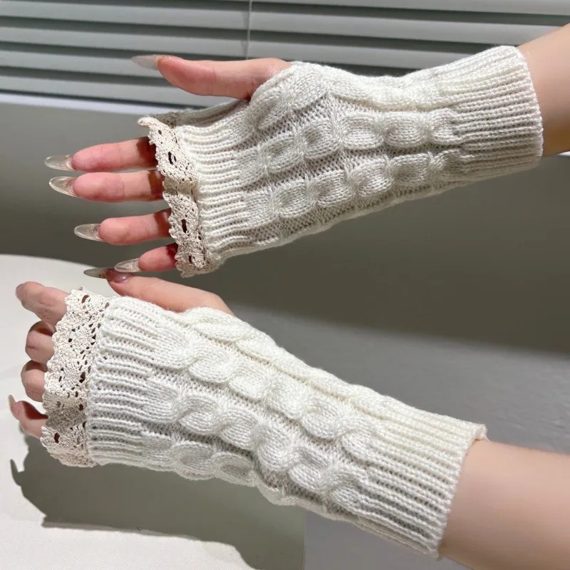 قفازات نسائية بدون أصابع من ال - مراجعة Fingerless Glove Knit وسعره