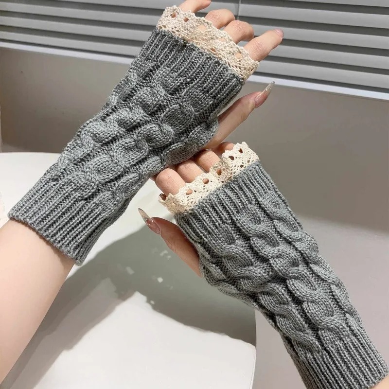 قفازات نسائية بدون أصابع من ال - مراجعة Fingerless Glove Knit وسعره